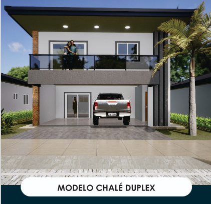 Modelo Chalé Duplex no Casa d'Água Ouricuri